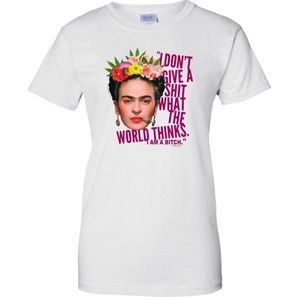 Frida Kahlo Bitch Boyfriend Graphic Shirt
